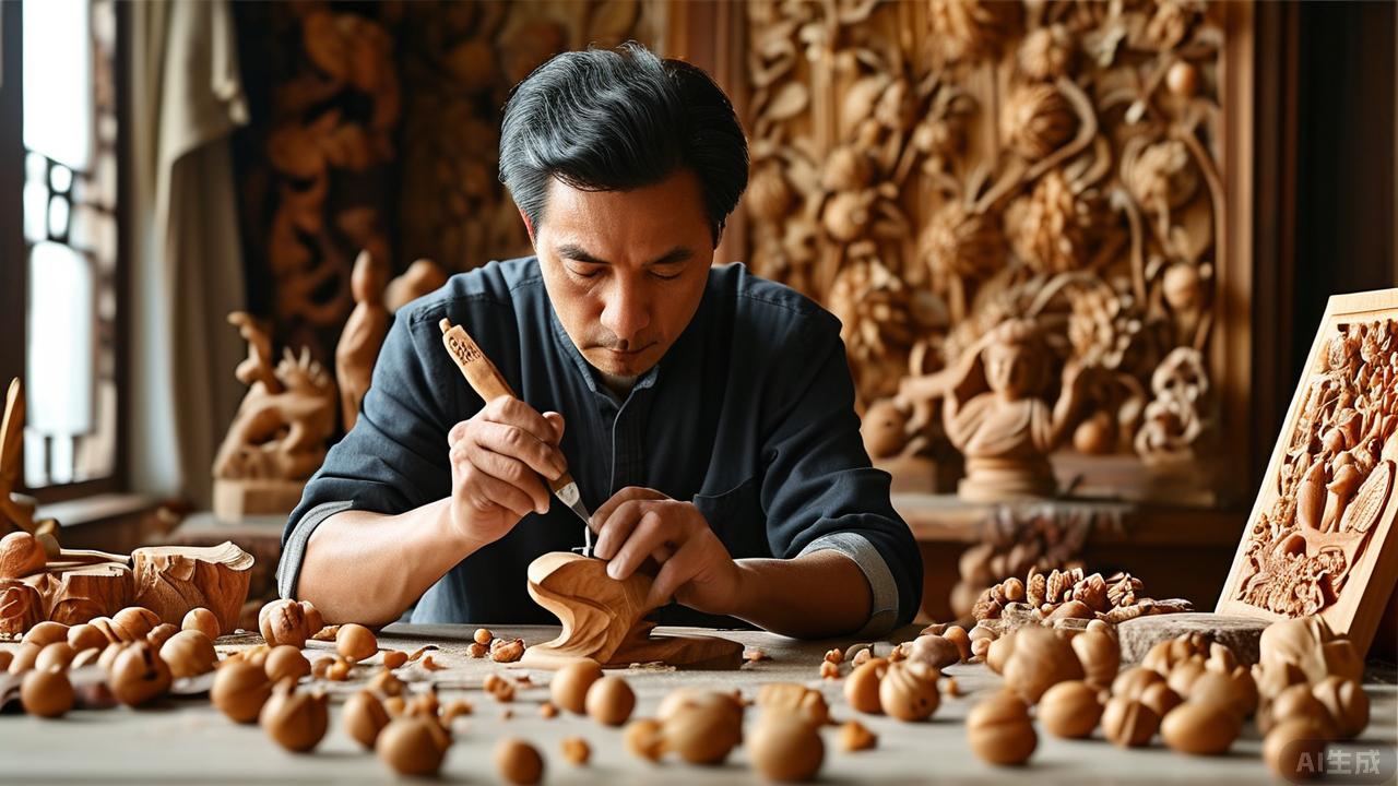 核雕艺术：手工制作核雕的基础练习-手工制作教程大全