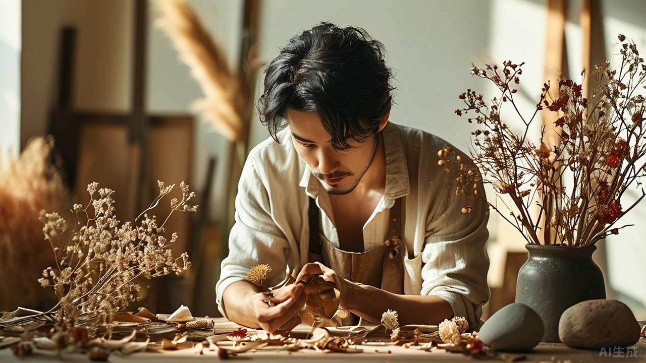 图片[5]-手把手教你制作精美树皮画！-手工制作-教程与素材社区-探索手工艺术！