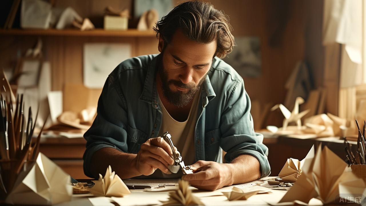图片[5]-探秘手工艺术：折纸山折叠技巧揭秘！-手工制作教程大全