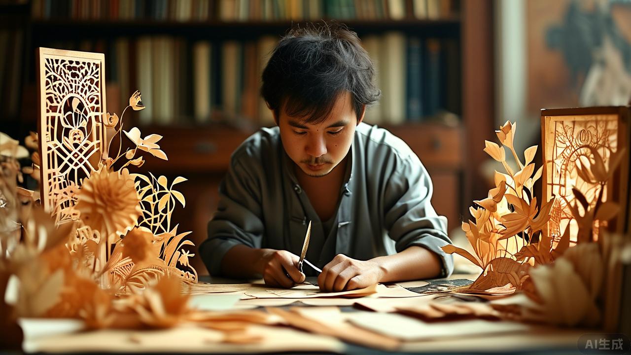 图片[6]-剪纸折剪技法揭秘：一学就会！-手工制作教程大全