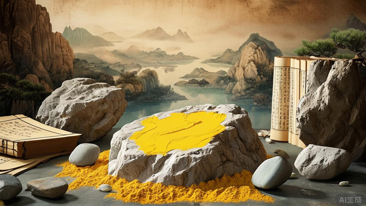 石黄粉末