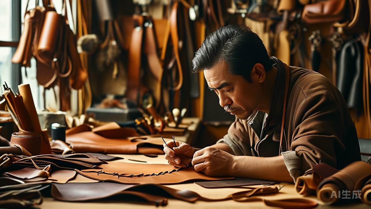 【手工皮艺入门】指尖的温度:从零开始感受皮具的灵性 6 daeba197e6ae4144b4c382c93bfc975c