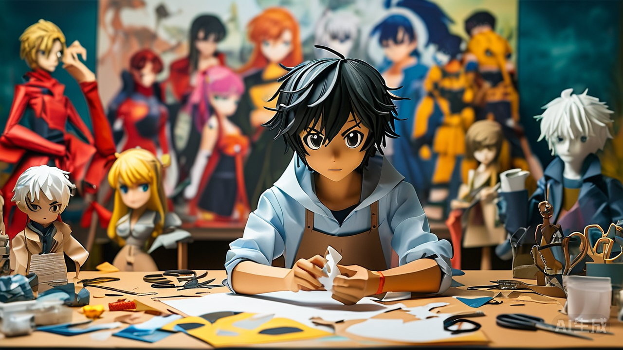 动漫游戏角色纸模型图纸全球热门95款合集,即刻开启你的创意之旅!-手工制作-教程与素材社区-探索手工艺术!