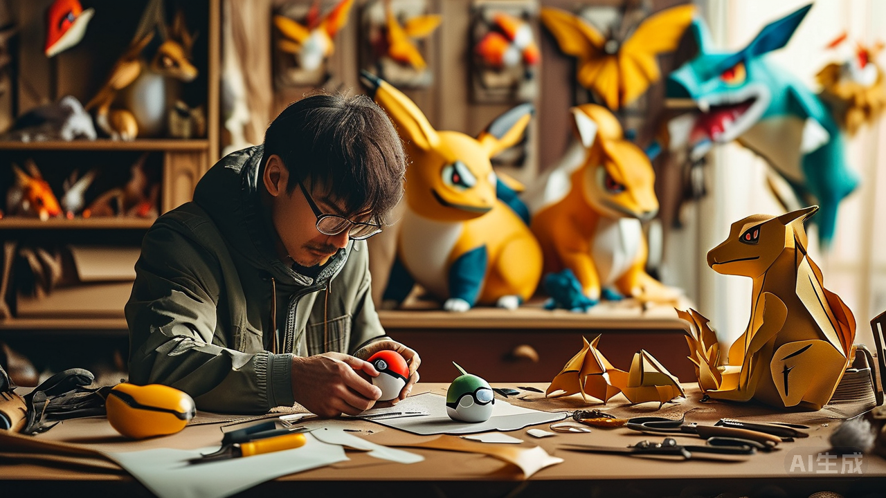 宠物小精灵纸模型图纸开启创意之旅:367款全集,即刻拥有你的专属宝可梦! 4 宠物小精灵纸模型图纸