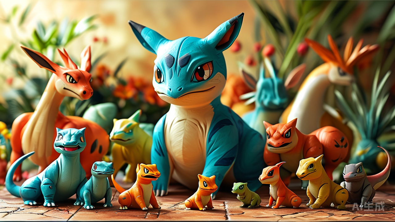 宠物小精灵纸模型图纸开启创意之旅:367款全集,即刻拥有你的专属宝可梦! 3 宠物小精灵纸模型图纸