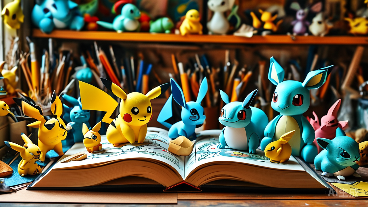 宠物小精灵纸模型图纸开启创意之旅:367款全集,即刻拥有你的专属宝可梦!-手工制作-教程与素材社区-探索手工艺术!