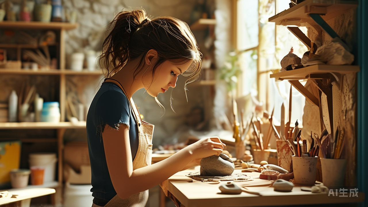 石塑黏土耳环完全指南：3步打造你的绝美手工耳饰-手工制作-教程与素材社区-探索手工艺术！